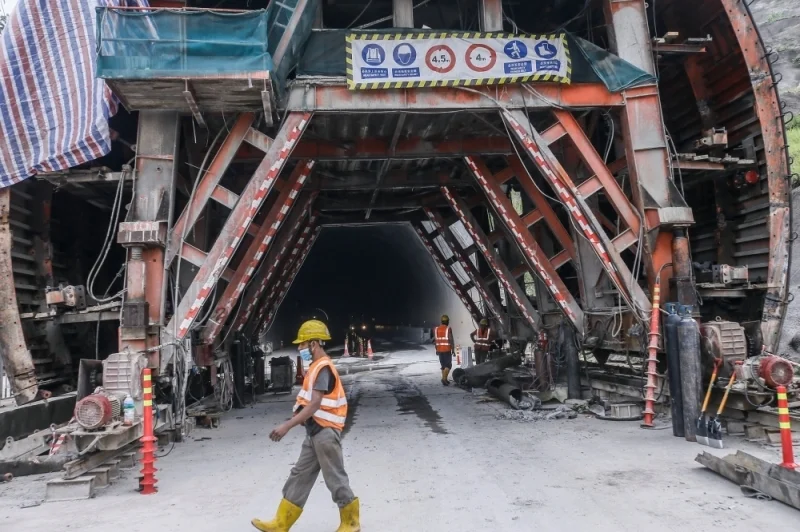 马来西亚东海岸衔接铁路正在建设中，图自马来西亚媒体