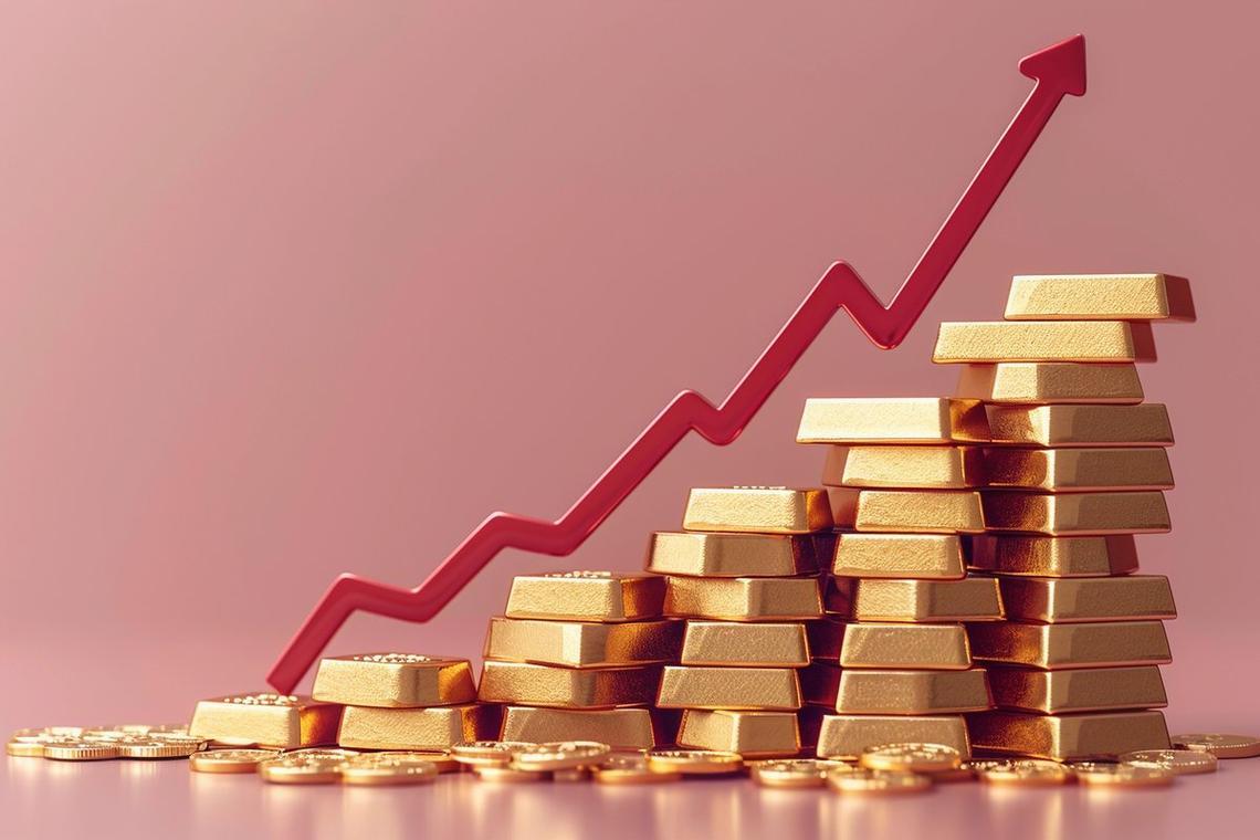 黄金投资与财富增长趋势图