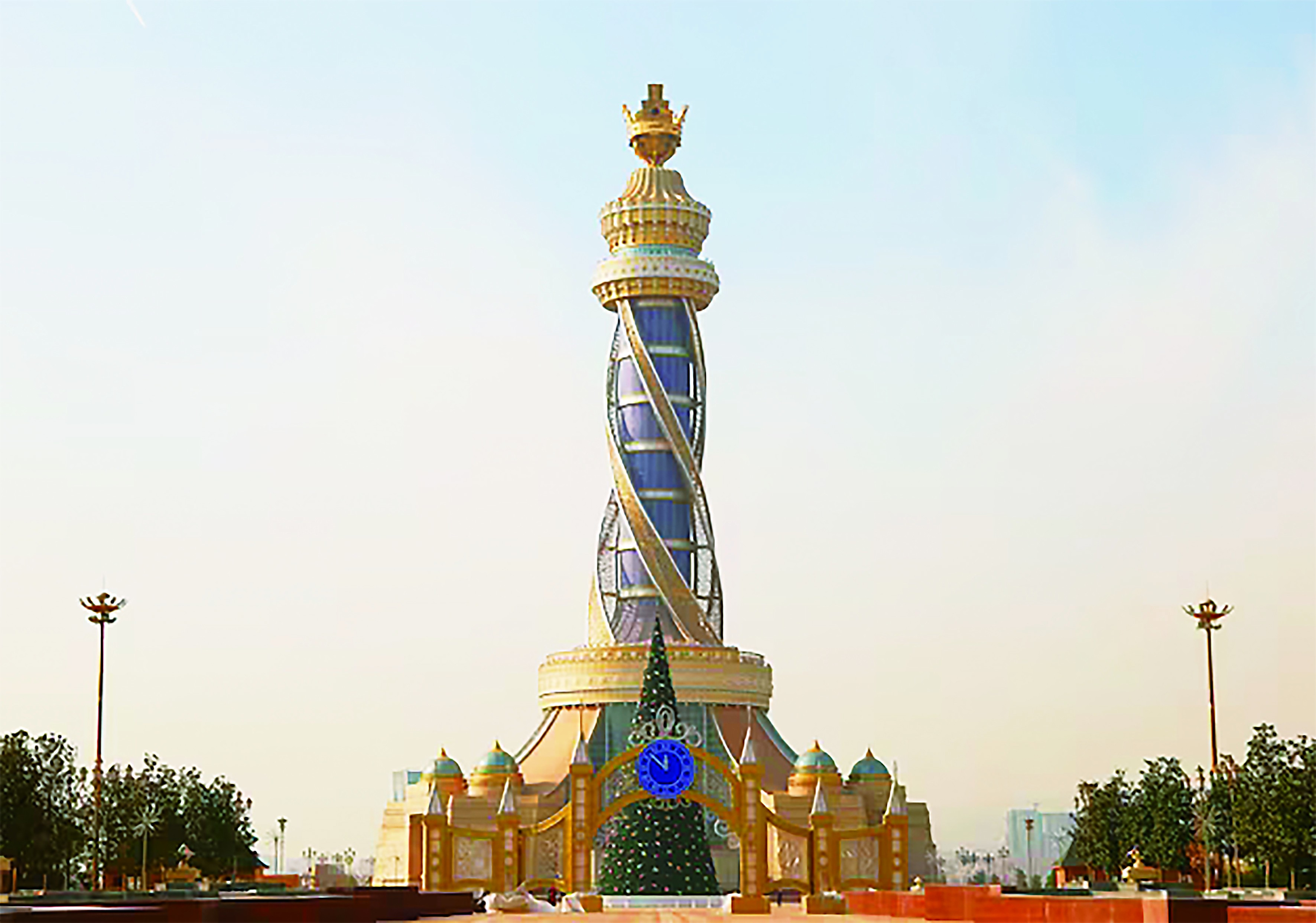 中亚国家新地标，“中国造”