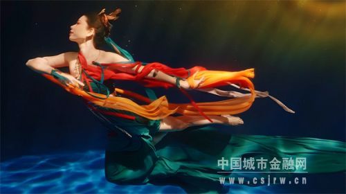 《水下洛神》。中國駐哥倫比亞大使館供圖